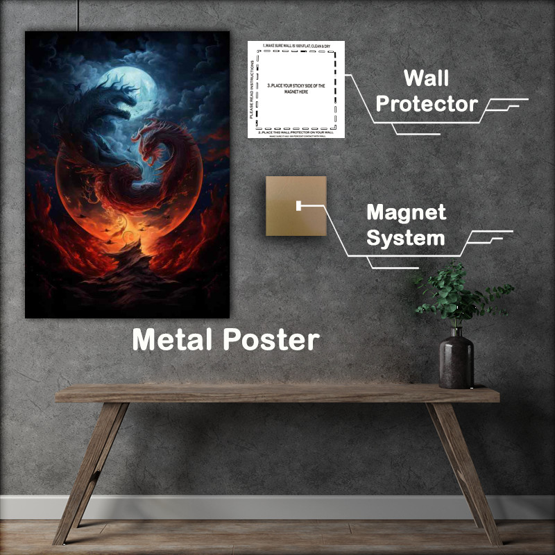 Buy Metal Poster : (The Dance of Light and Color)