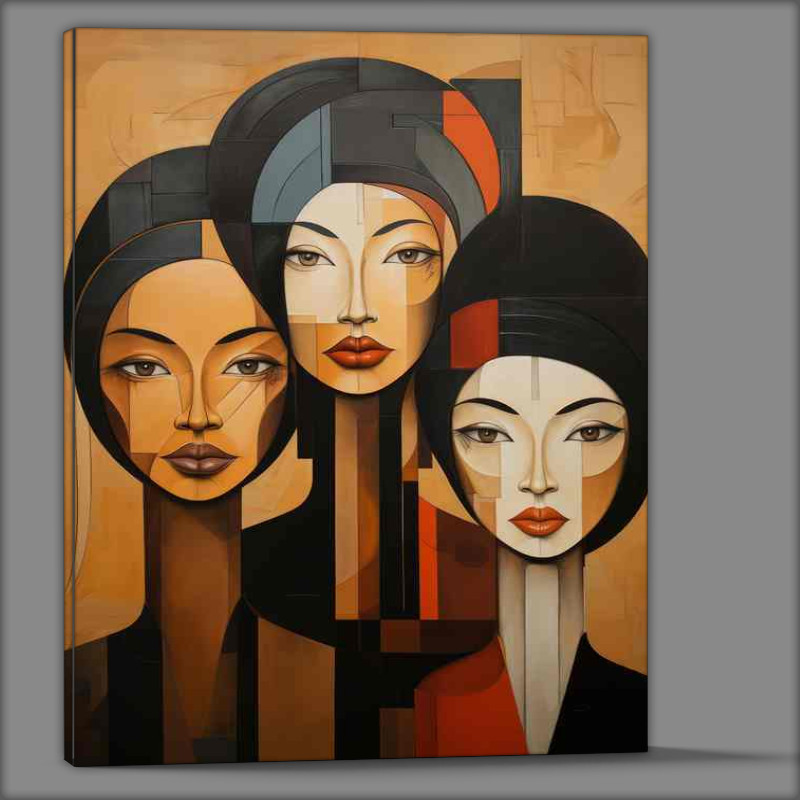 Buy Canvas : (Abstract Faces Transformative Art)