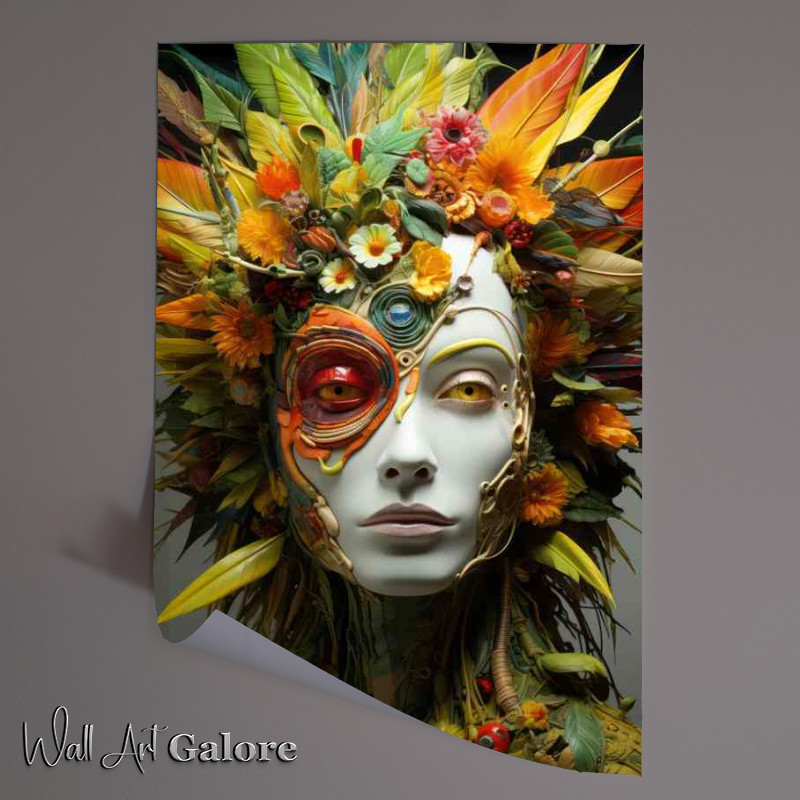 Buy Unframed Poster : (Beyond Recognition Abstract Faces in Art)