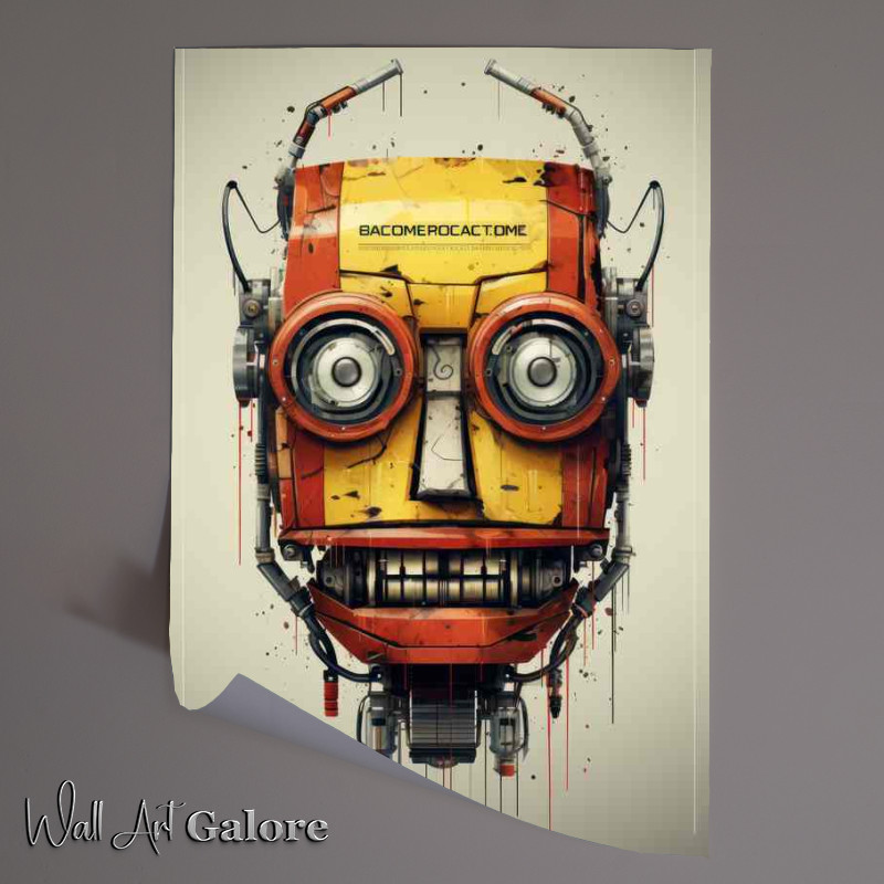 Buy Unframed Poster : (Cybernetic Symphony Abstract Faces)