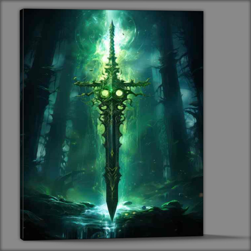 Buy Canvas : (Shadowed Silhouettes Figures of Death)