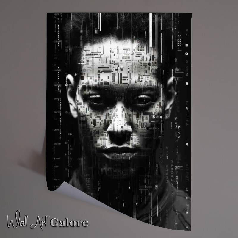 Buy Unframed Poster : (Fragmented Identity Abstract s)