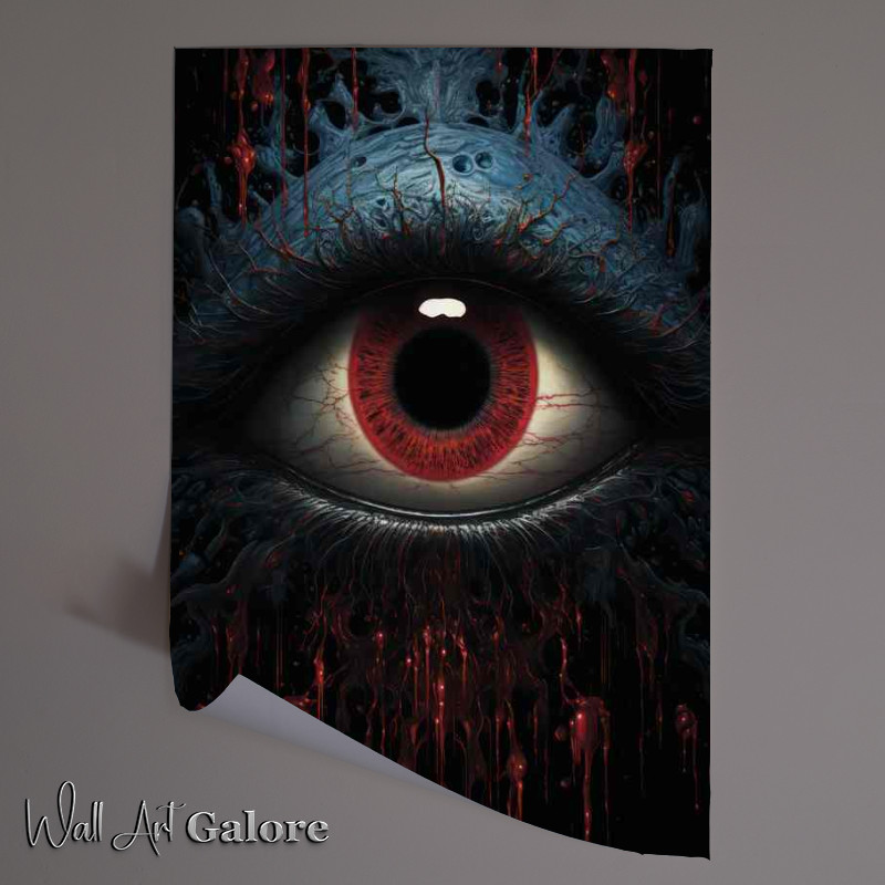 Buy Unframed Poster : (Infinite Facades Exploring Abstract Faces)