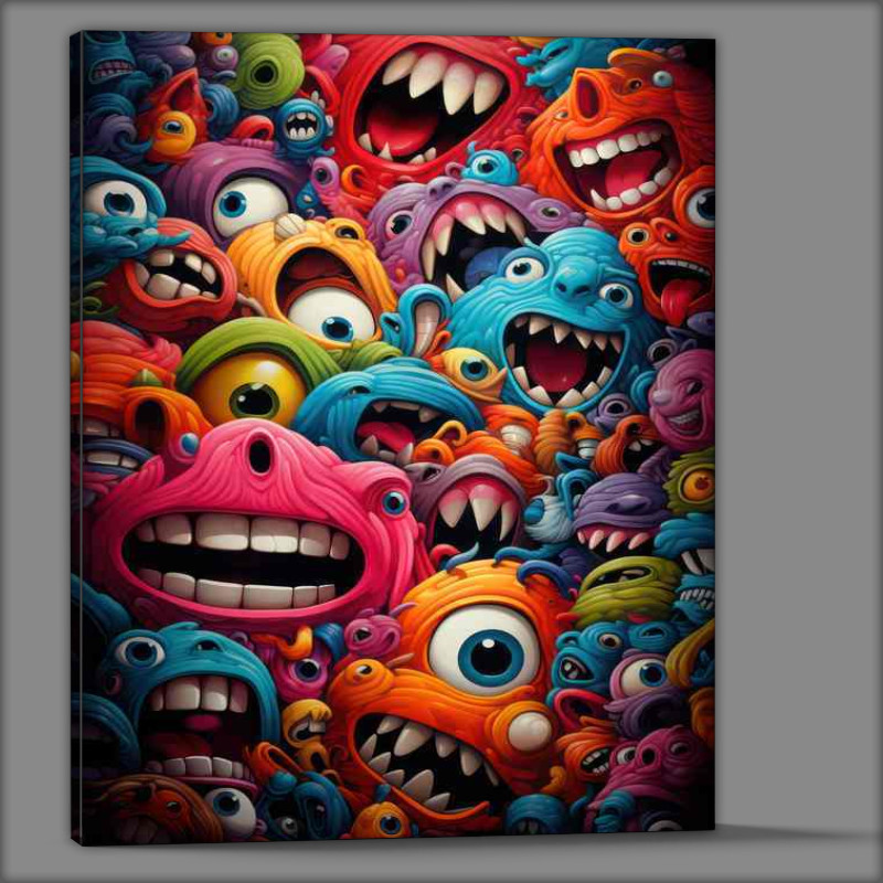 Buy Canvas : (Innovative Abstract Face Creations)
