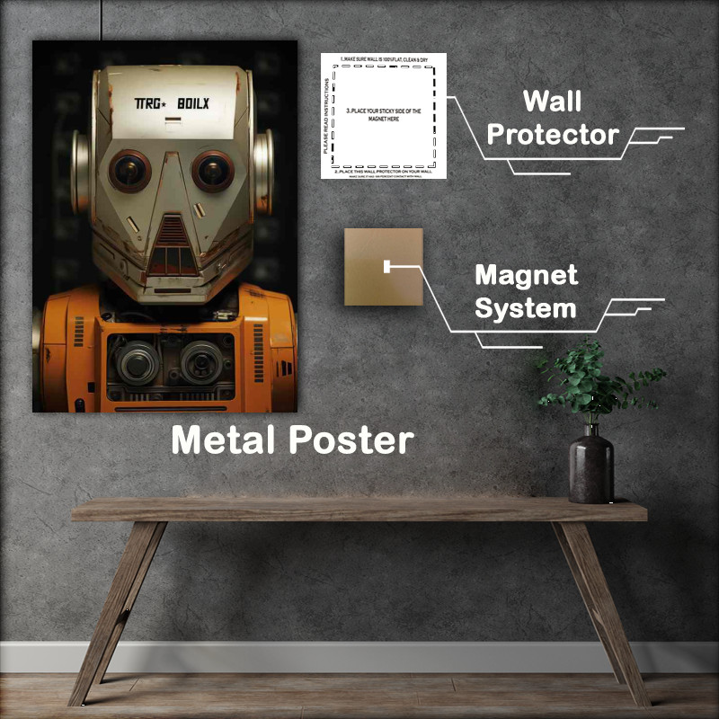 Buy Metal Poster : (Mechanical Mystique Robotic Abstractions)