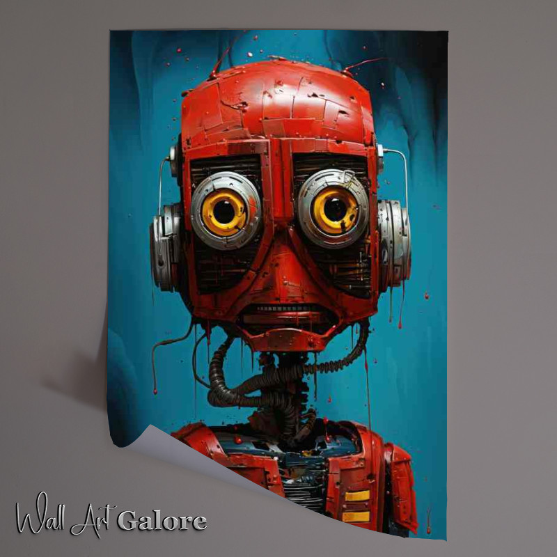 Buy Unframed Poster : (Robotic Reverie Abstract Expressions)