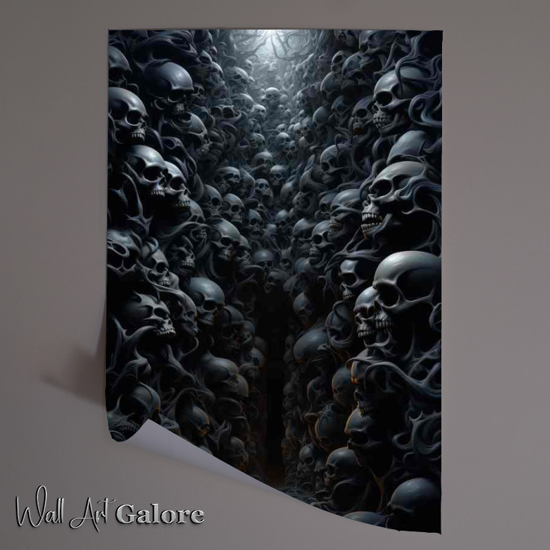 Buy Unframed Poster : (Shadows and Skulls Midnight Tales)