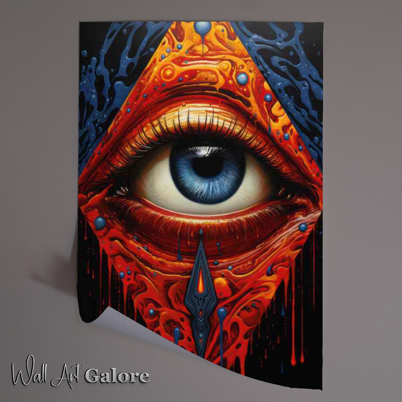 Buy Unframed Poster : (Surreal Visages Unconventional Face Art)