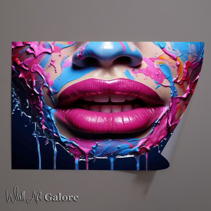 Buy Unframed Poster : (Mystique Visage A Study in Abstract Faces)