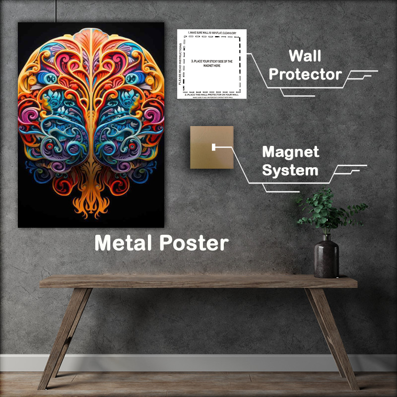 Buy Metal Poster : (A Journey through Shapes)