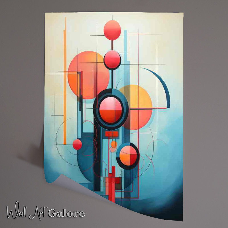 Buy Unframed Poster : (Abstract Color Adventures Shapes that Tell Stories)