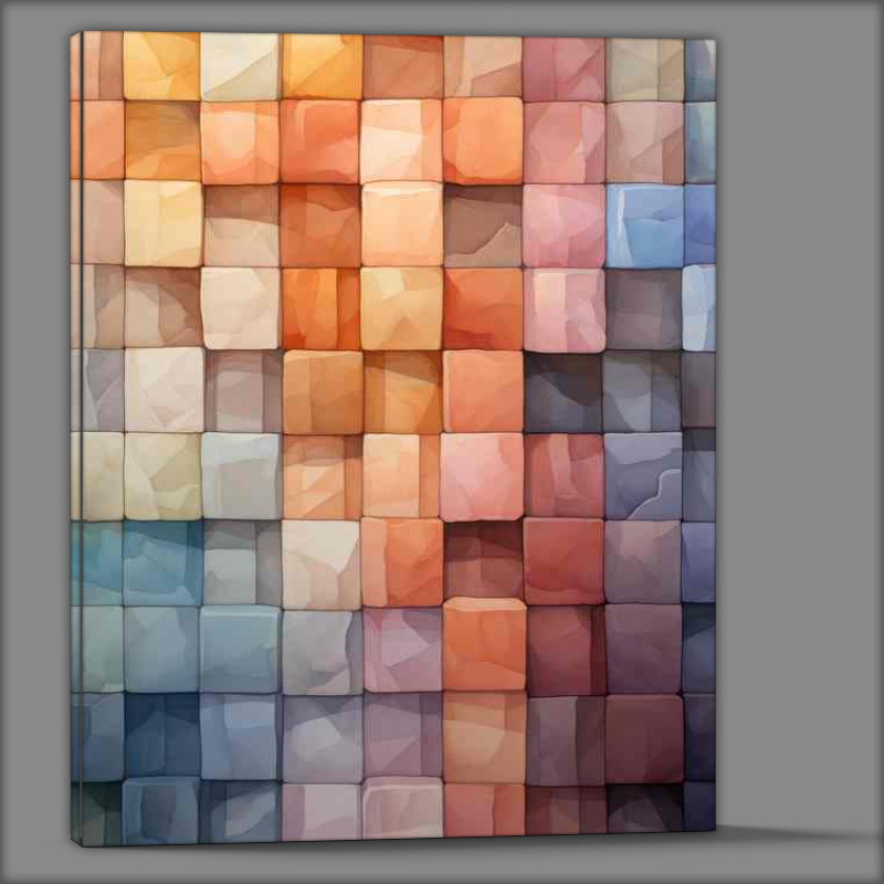 Buy Canvas : (Abstract Color Discoveries Shapes that Alter Perception)