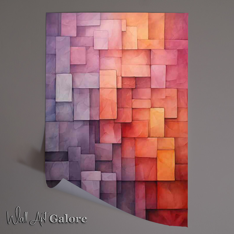 Buy Unframed Poster : (Abstract Color Explorations Nice Pastel Colours)