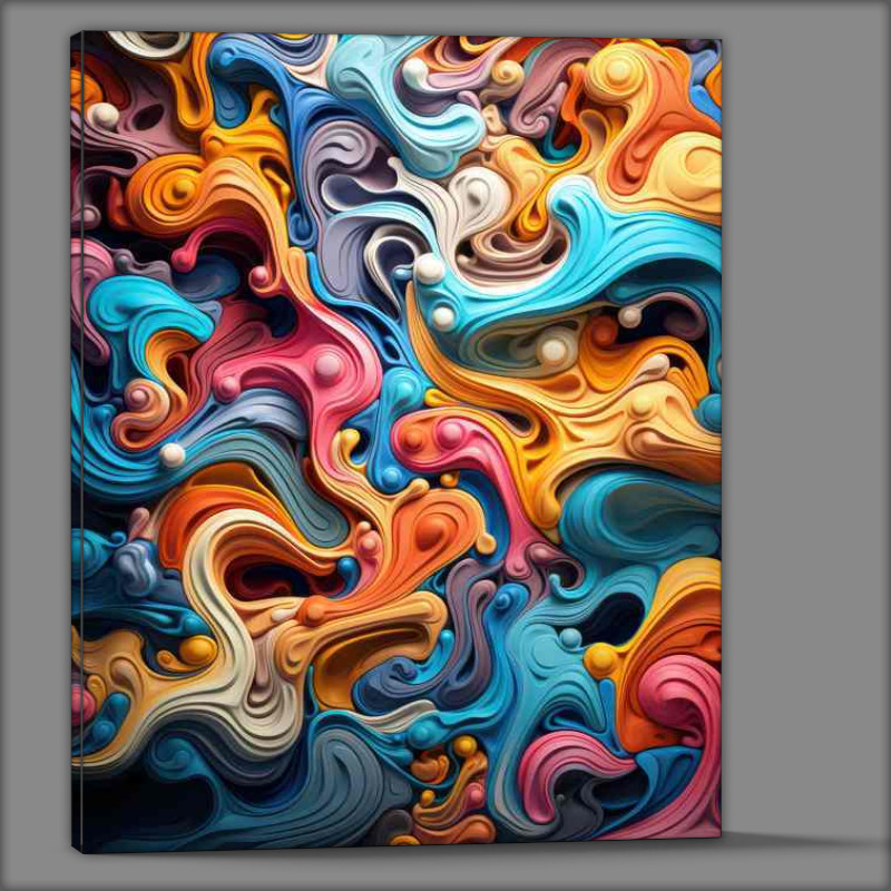 Buy Canvas : (Abstract Color Fantasy Rich In Tones)
