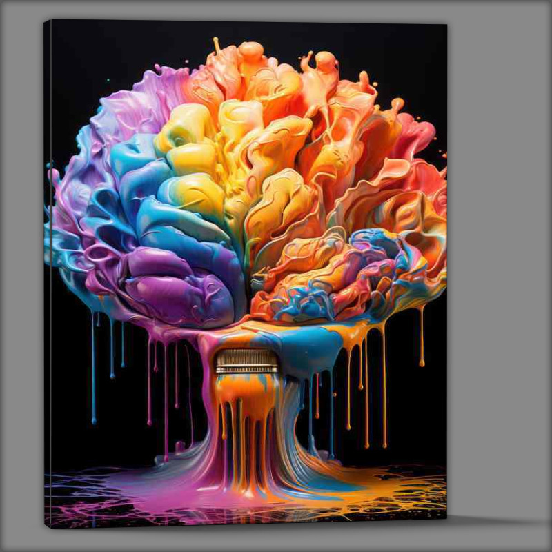 Buy Canvas : (Abstract Color Inspirations Just Mind Blowing)