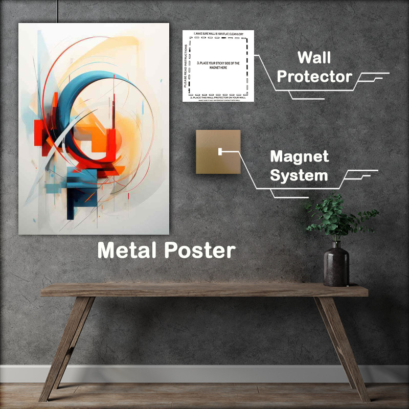 Buy Metal Poster : (Abstract Color Mysteries Shapes that Transform Reality)