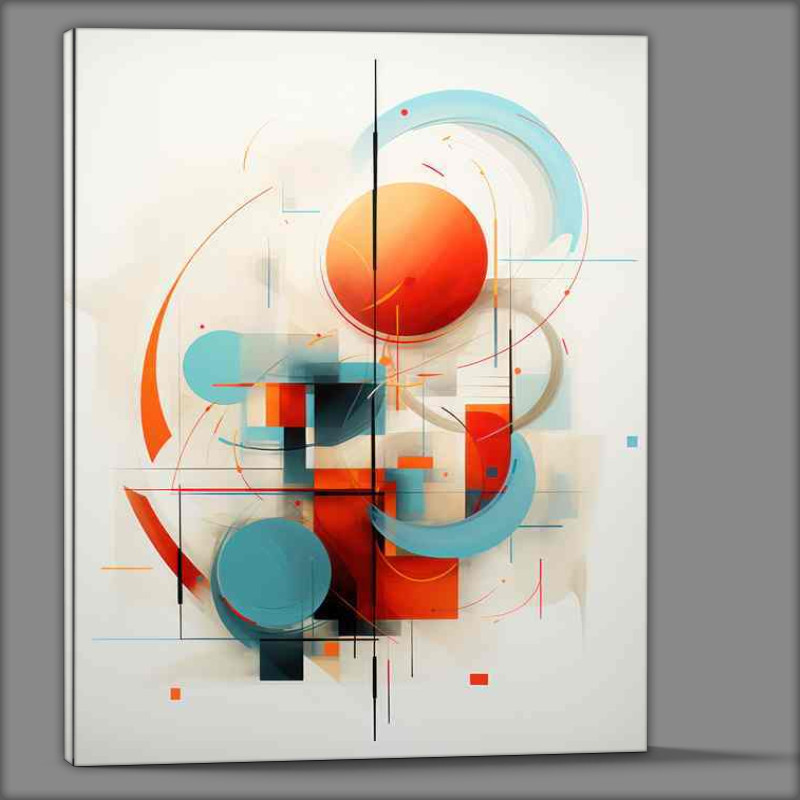 Buy Canvas : (Abstract Color Mysteries Sohere and Shape)