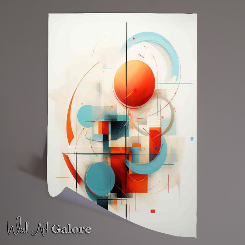 Buy Unframed Poster : (Abstract Color Mysteries Sohere and Shape)