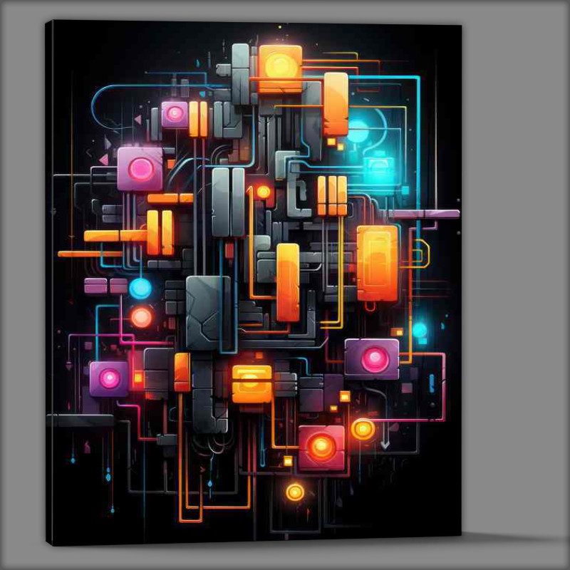 Buy Canvas : (Abstract Color Revelations Shapes that Unlock Imagination)