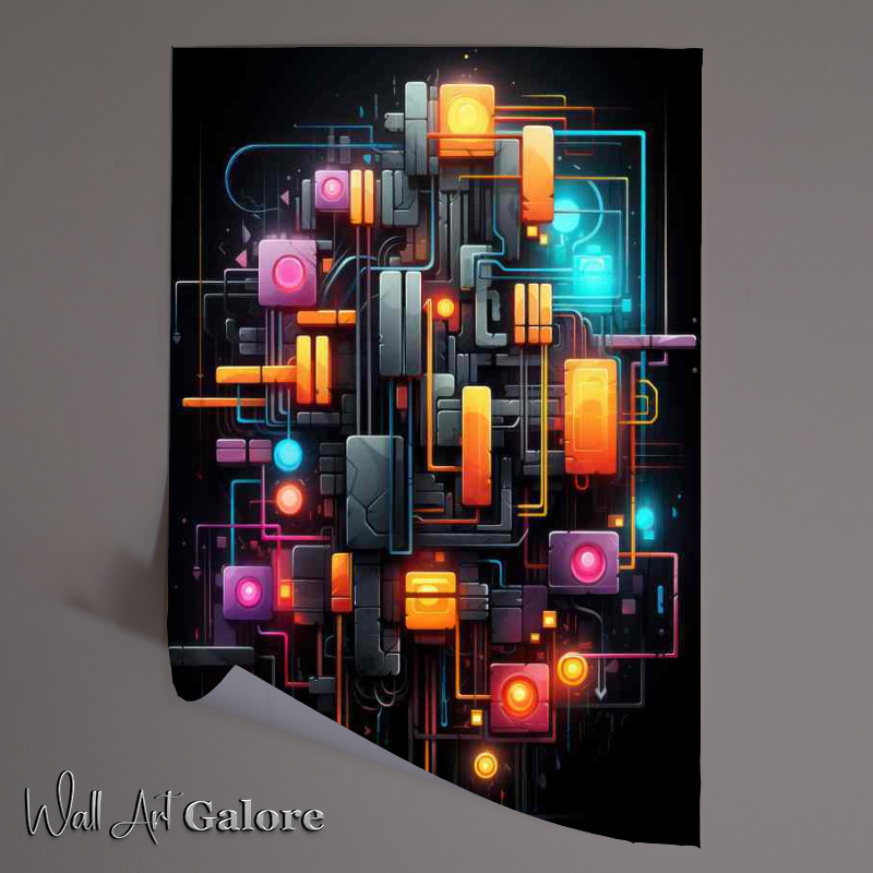 Buy Unframed Poster : (Abstract Color Revelations Shapes that Unlock Imagination)