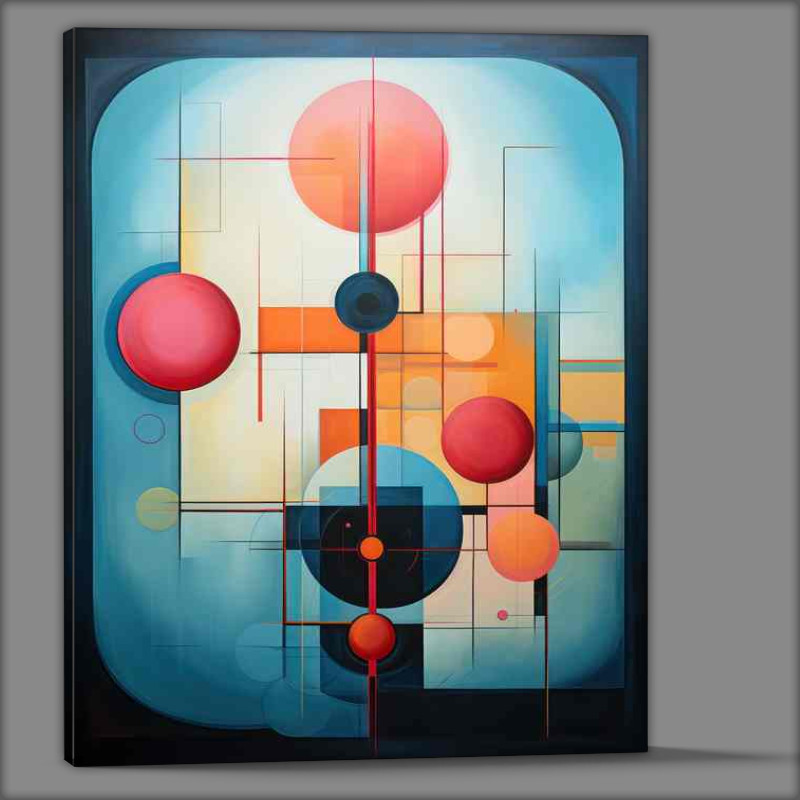 Buy Canvas : (Colorful Abstract Realms Exploring Shapes and Dimensions)