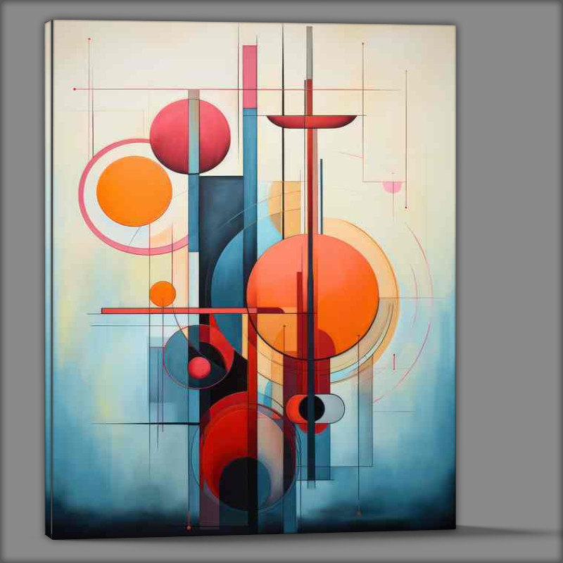 Buy Canvas : (Colorful Abstract Wonders A Geometric Wonder)