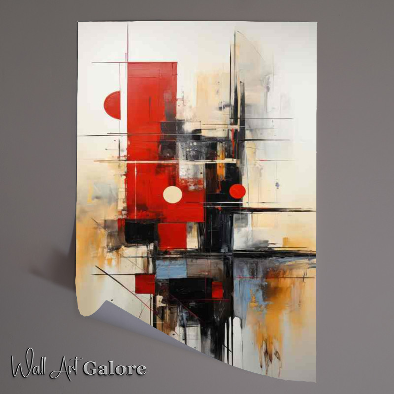 Buy Unframed Poster : (Ethereal Edges The Borders of Abstract Artistry)