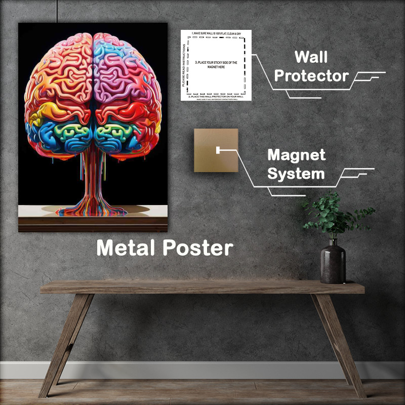Buy Metal Poster : (Exploring Abstract Worlds In A Life Cycle)