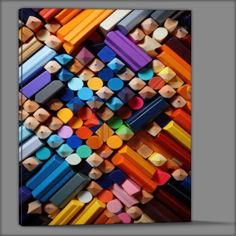 Buy Canvas : (Exploring Vibrant Hue The Art of Color Blending)