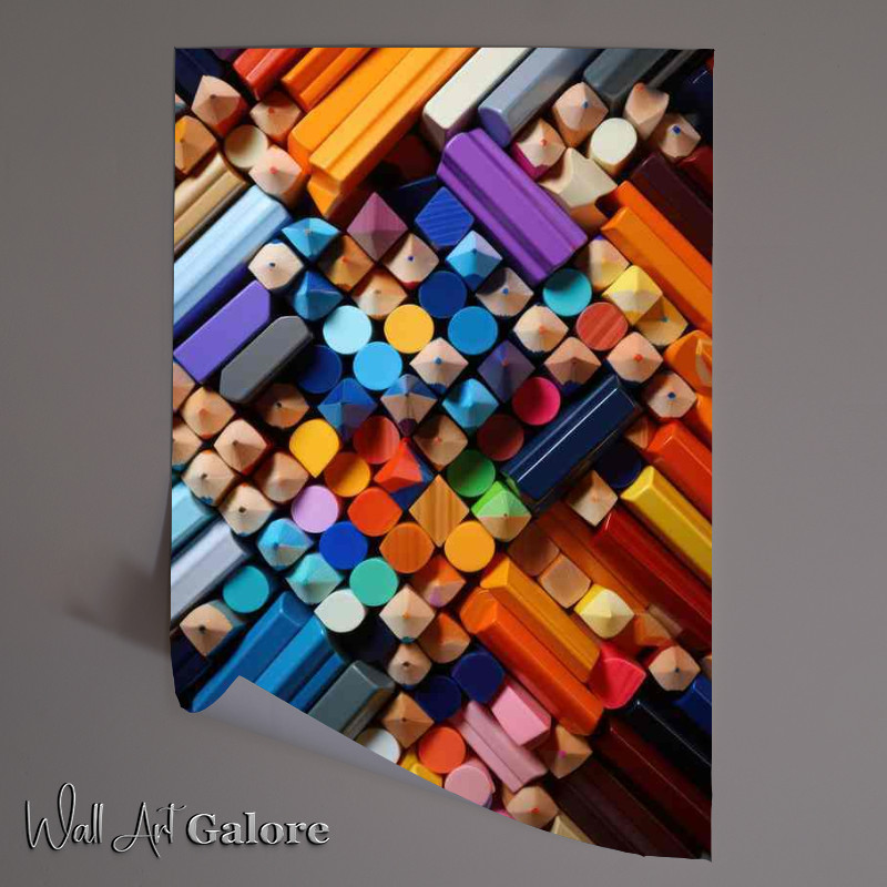Buy Unframed Poster : (Exploring Vibrant Hue The Art of Color Blending)
