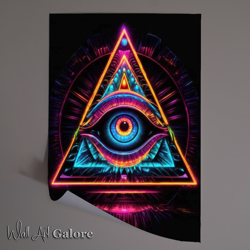 Buy Unframed Poster : (Immersive Color Experiences Abstract Artistry in Shapes)