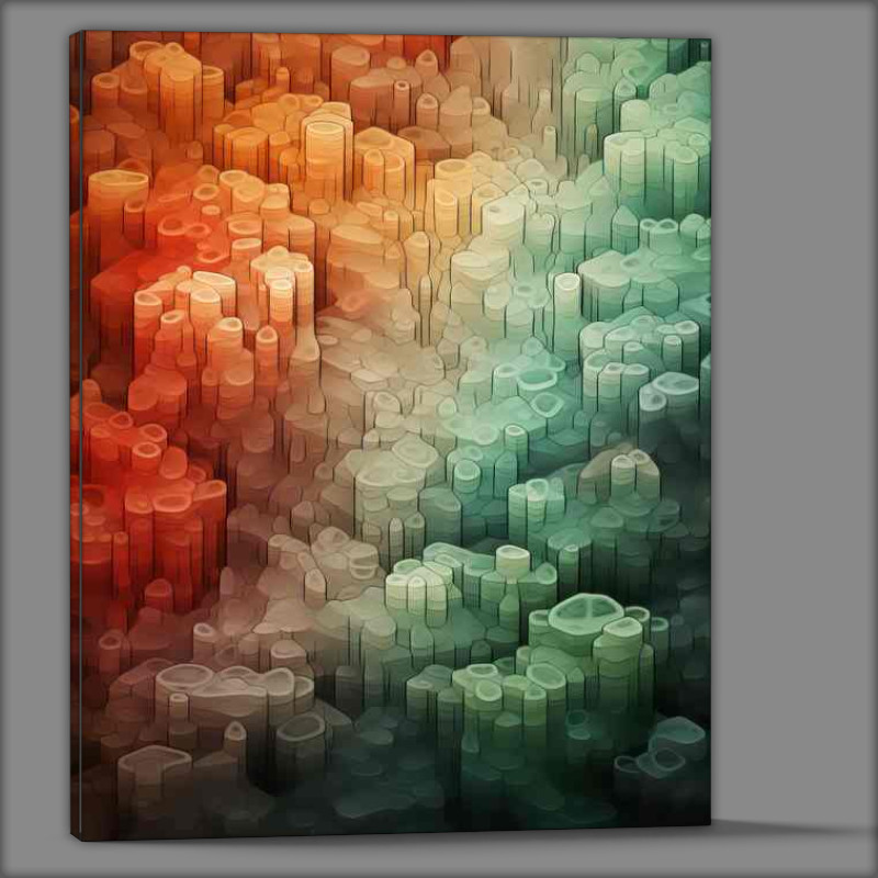Buy Canvas : (Innovative Abstract Art Colorful Shapes that Inspire)