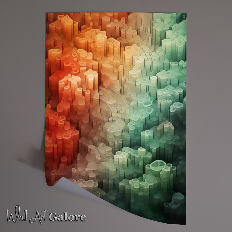 Buy Unframed Poster : (Innovative Abstract Art Colorful Shapes that Inspire)