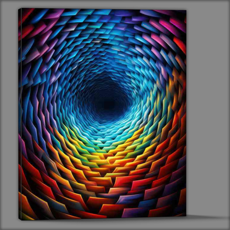 Buy Canvas : (Innovative Abstract Shapes Colors that Reshape Reality)