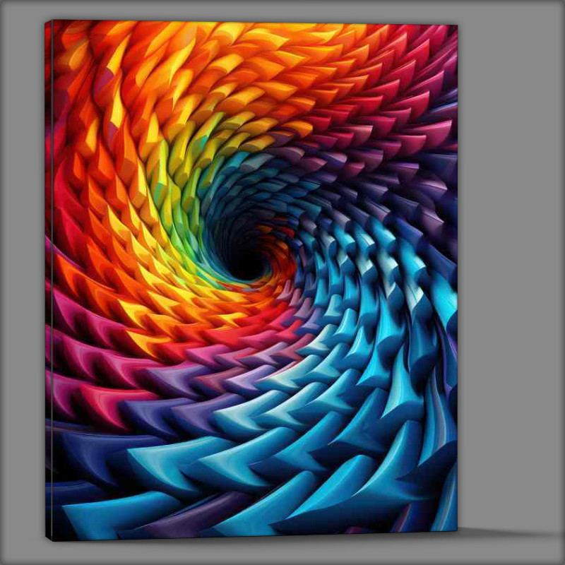 Buy Canvas : (Kaleidoscope Kingdom colours and curves)