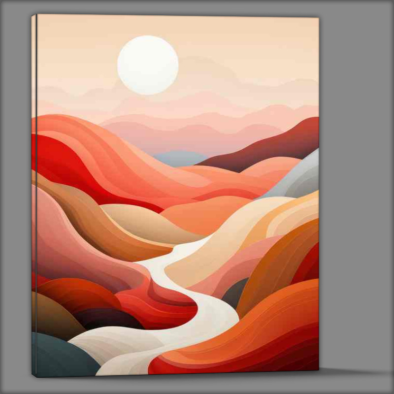 Buy Canvas : (Lustrous Landscapes Abstract Horizons and Beyond)