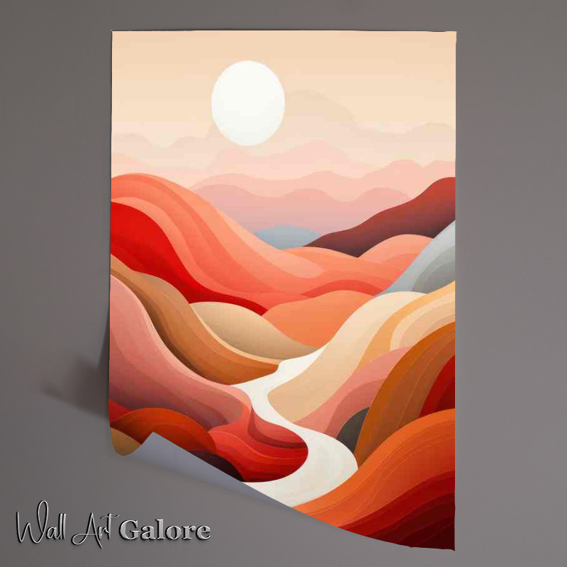 Buy Unframed Poster : (Lustrous Landscapes Abstract Horizons and Beyond)
