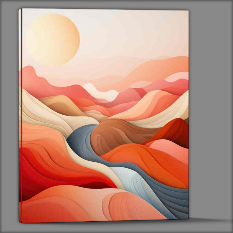 Buy Canvas : (Lustrous Landscapes Illuminating the Abstract Realm)