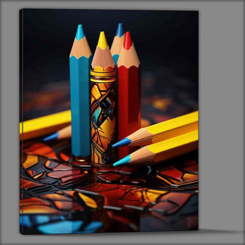 Buy Canvas : (Spectacular Color Fusion Abstract Shape Masterpieces)