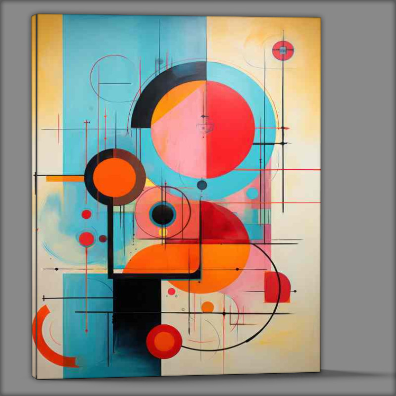 Buy Canvas : (The Abstract Color Journey Shapes that Transform Perception)