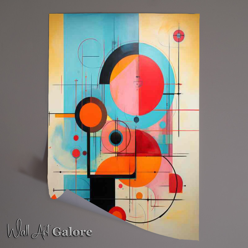 Buy Unframed Poster : (The Abstract Color Journey Shapes that Transform Perception)