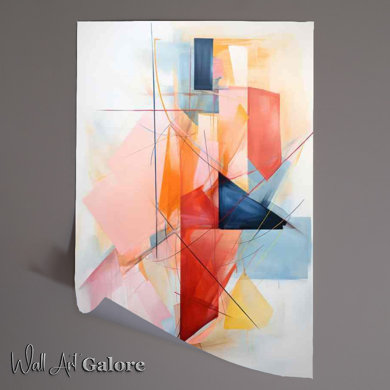 Buy Unframed Poster : (The Abstract Color Spectrum Shapes and Hues of Creativity)