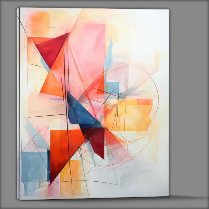 Buy Canvas : (The Colorful Abstract Shapes that Elevate the Spirit)