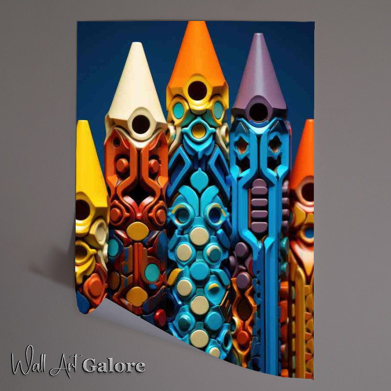 Buy Unframed Poster : (The Essence of Color Abstract Artistic Expressions)
