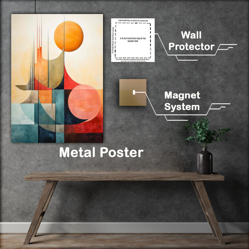 Buy Metal Poster : (The Symphony of Shapes)