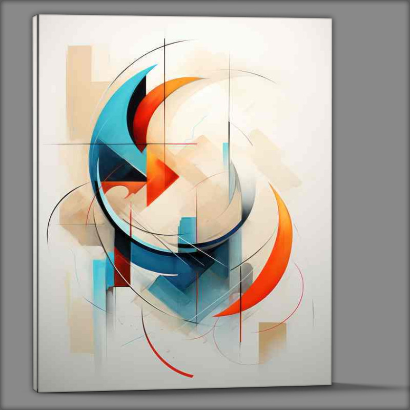 Buy Canvas : (The Symphony of Shapes Crafting Contours in Color)