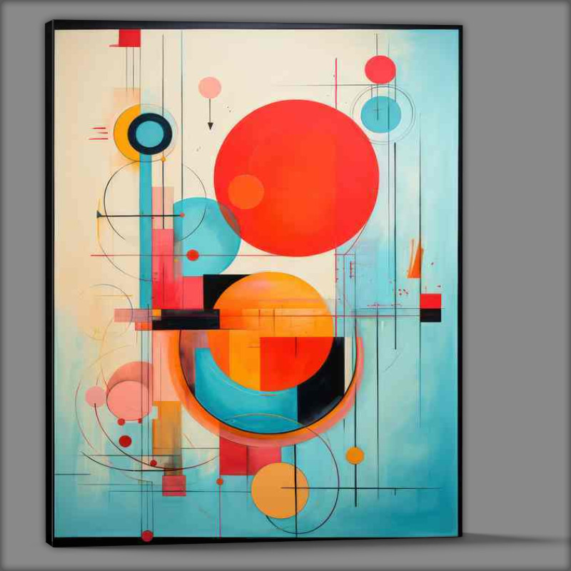 Buy Canvas : (The Symphony of Shapes Orchestration of Abstract Ideas)