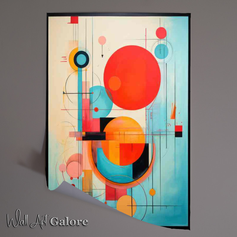 Buy Unframed Poster : (The Symphony of Shapes Orchestration of Abstract Ideas)