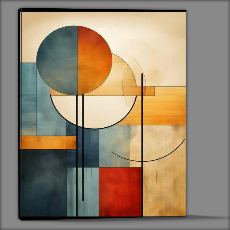 Buy Canvas : (The Symphony of Shapes The Digital Art of Abstract)