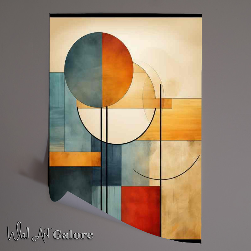 Buy Unframed Poster : (The Symphony of Shapes The Digital Art of Abstract)